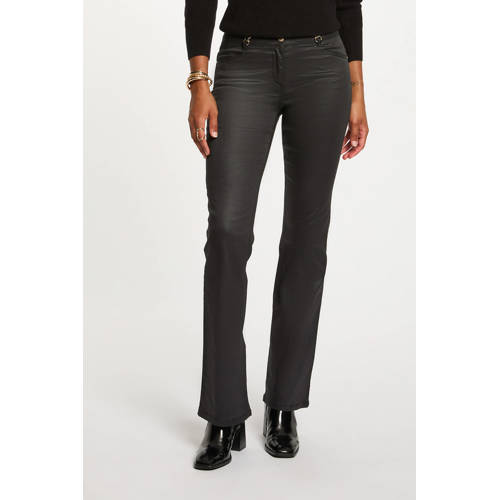 Morgan bootcut regular waist casual broek zwart afbeelding