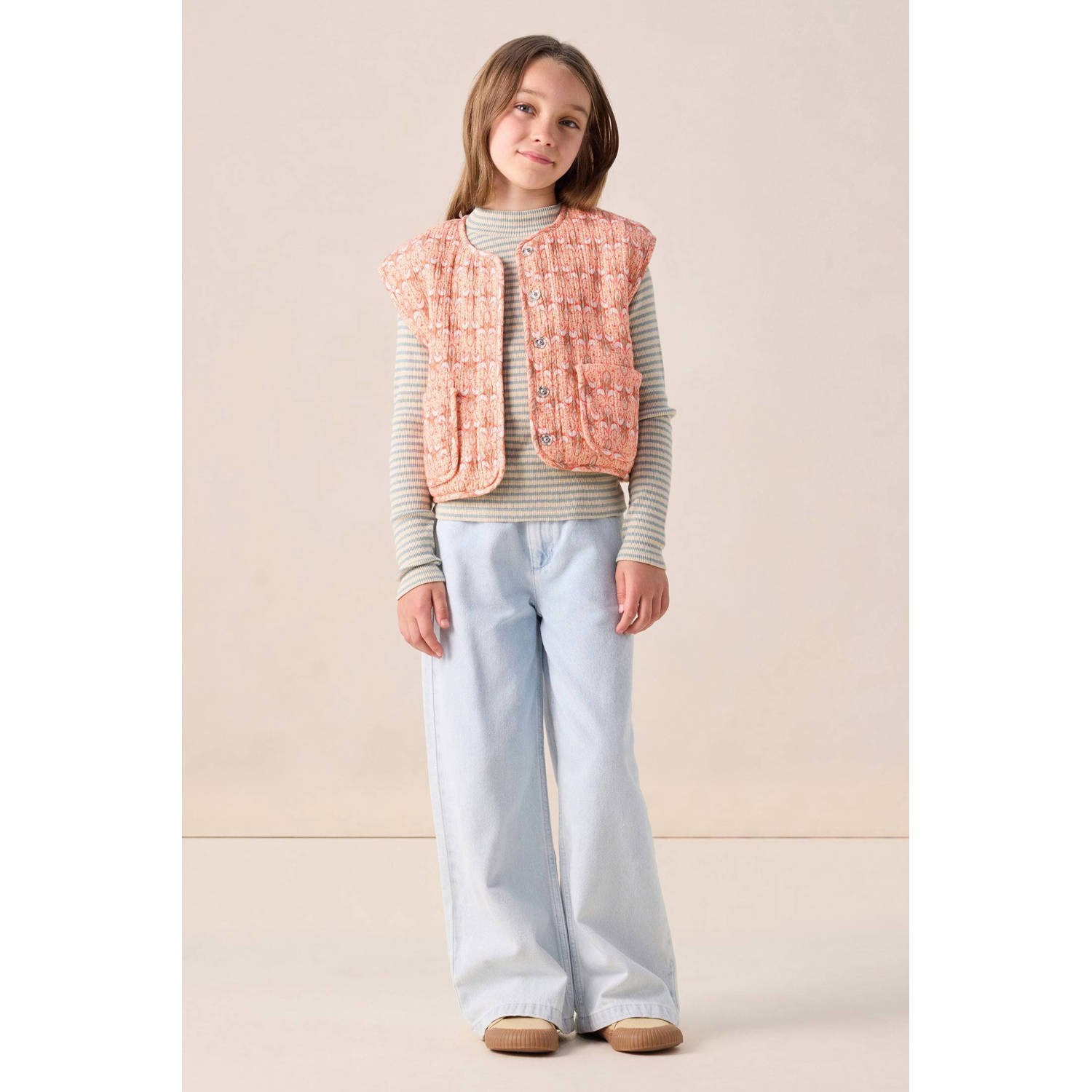 Sissy-Boy teddy gilet oranje