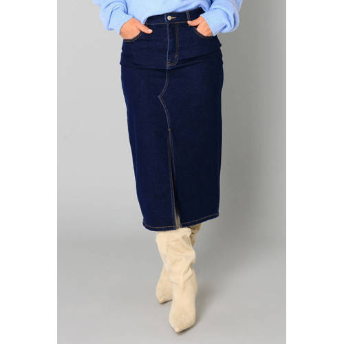 Yest denim spijkerrok black denim afbeelding