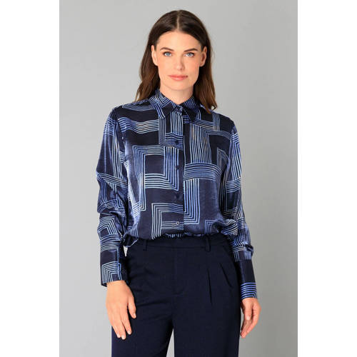 Yest blouse donkerblauw afbeelding