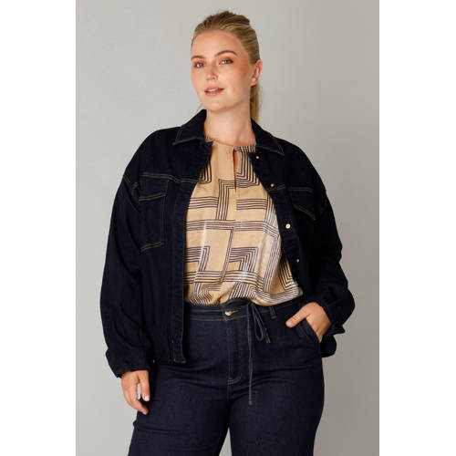 Yest Curve denim spijkerjas dark blue denim afbeelding