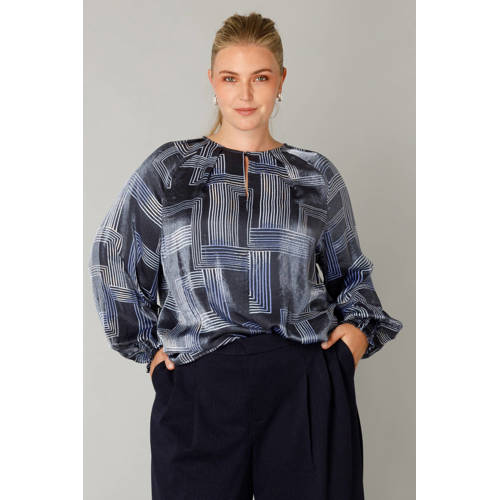 Yest Curve blousetop donkerblauw afbeelding