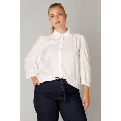 Yest Curve blouse ecru afbeelding