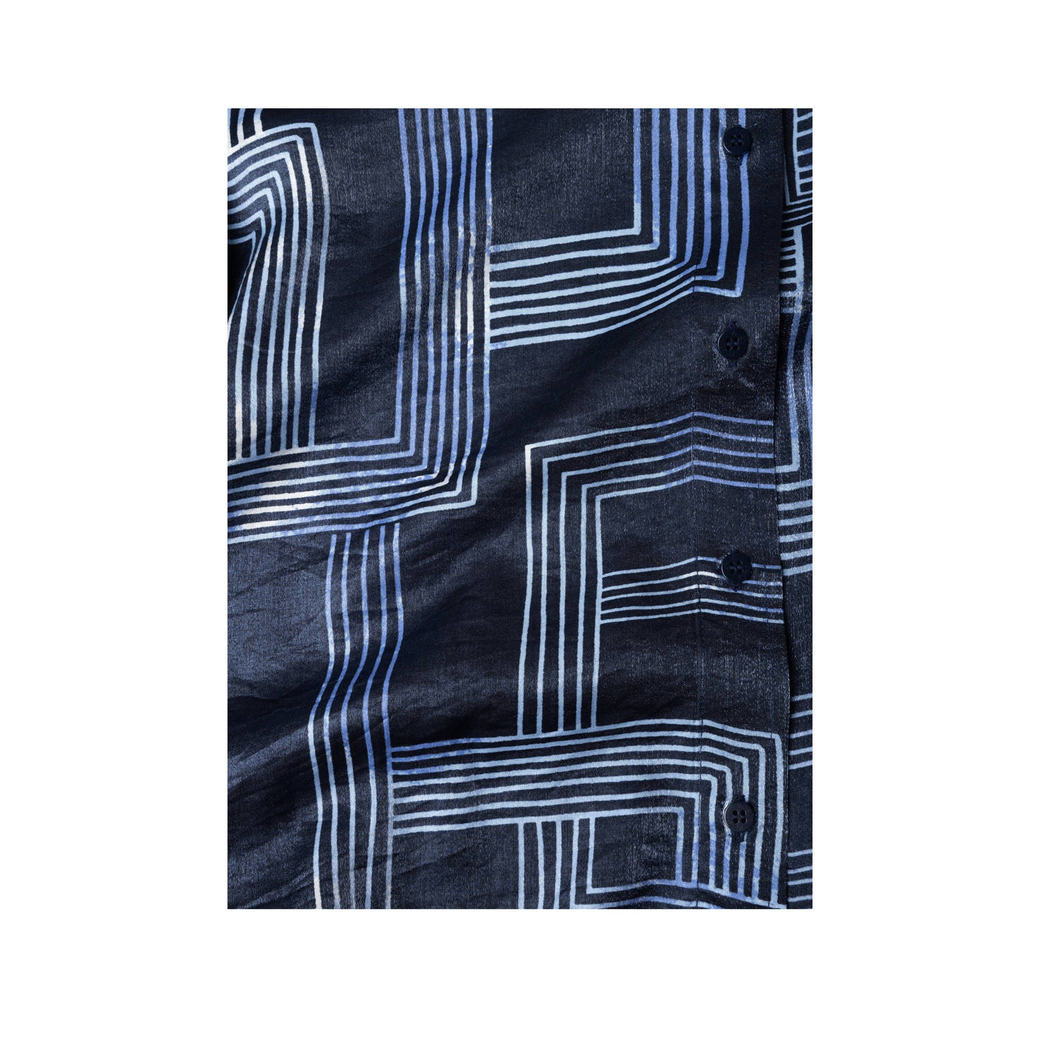 Yest Curve blousejurk donkerblauw