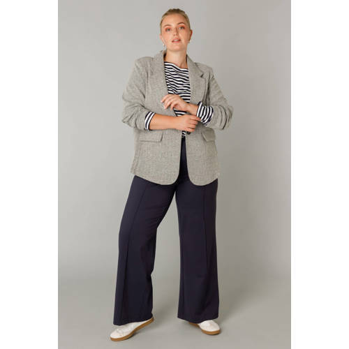 Yest Curve regular blazer grijs afbeelding