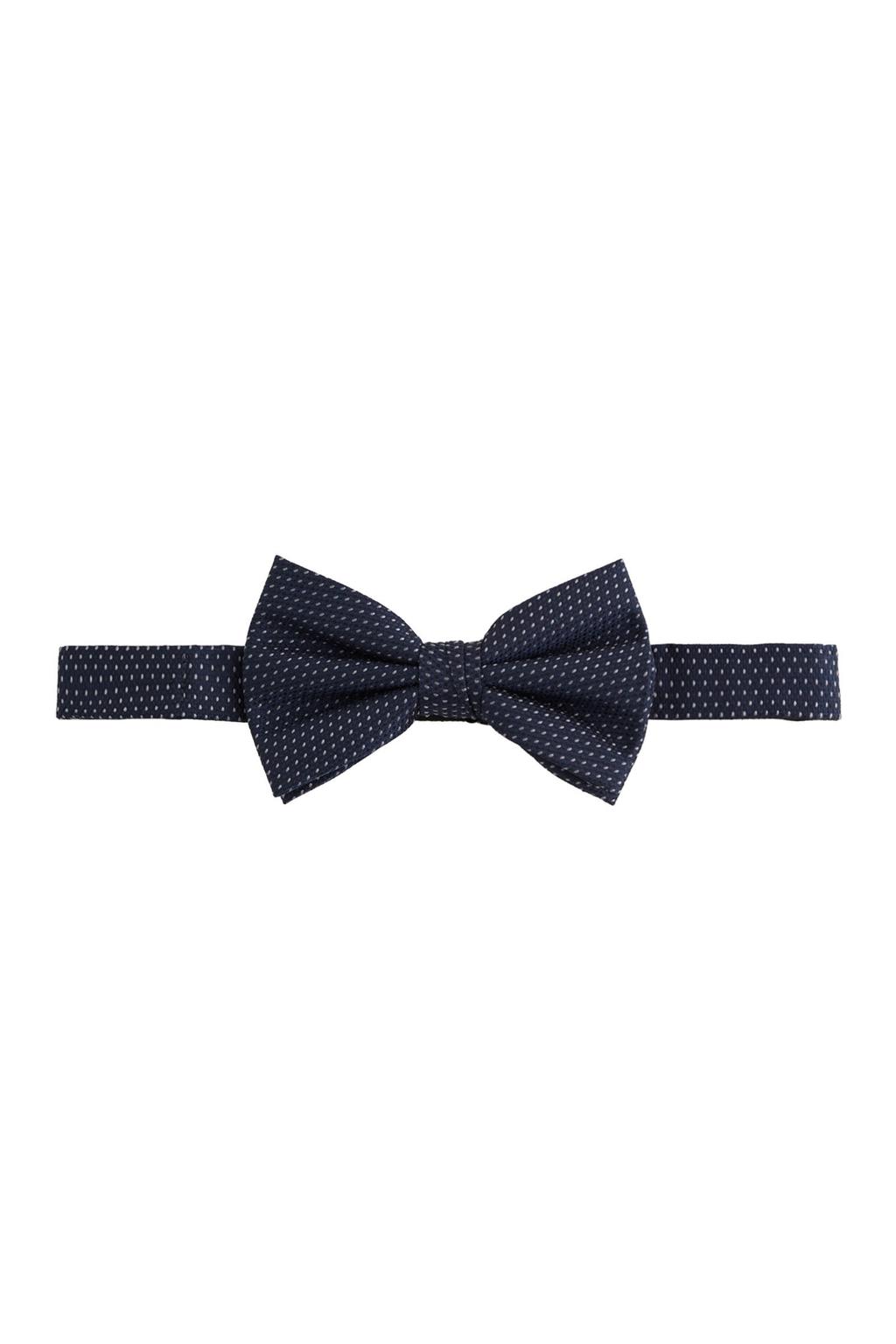 WE Fashion vlinderdas met stippen donkerblauw