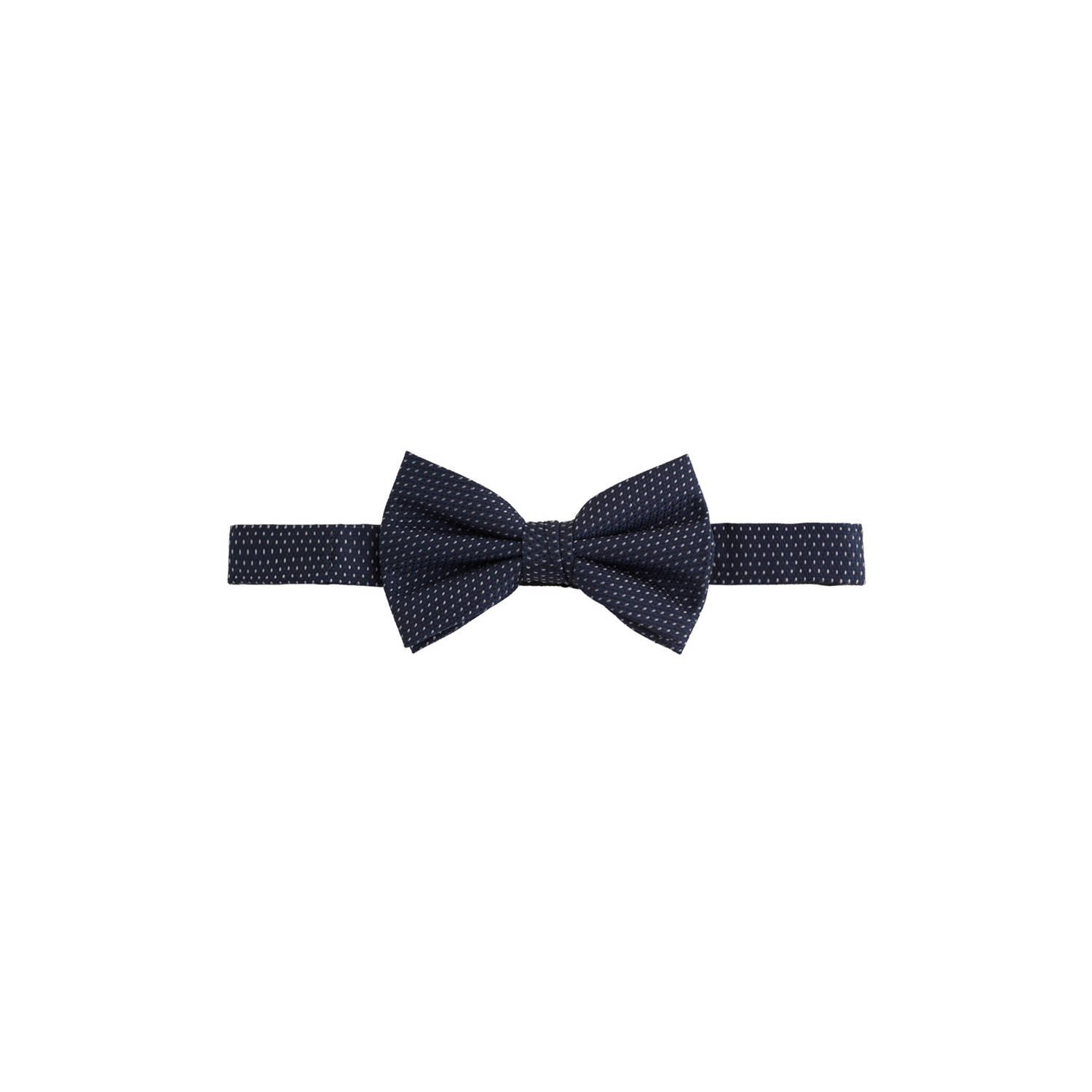 WE Fashion vlinderdas met stippen donkerblauw