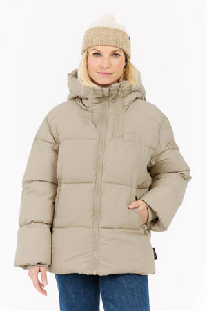 gewatteerde jas PRTSelby beige