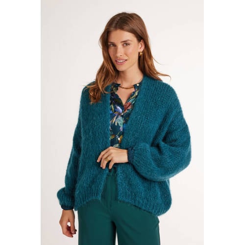 Didi gebreid vest blauw afbeelding