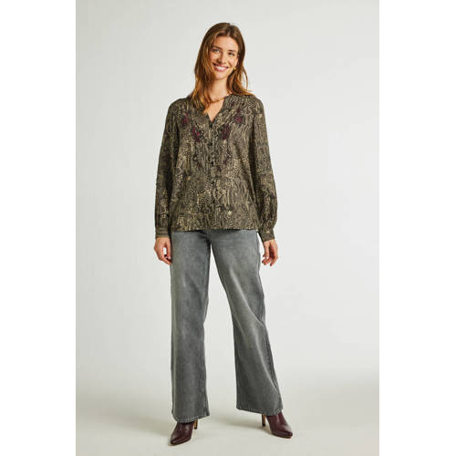 Didi blouse olijfgroen afbeelding