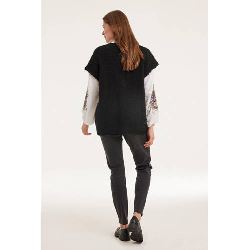 Didi gebreid vest zwart afbeelding
