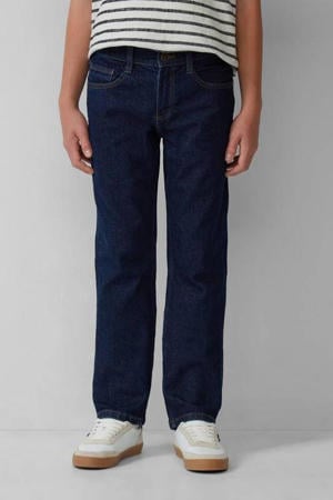 slim fit waist regular fit jeans dark blue denim