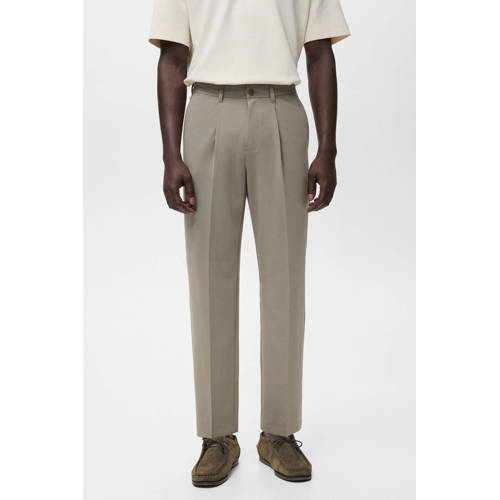 Mango Man straight chino grijs afbeelding