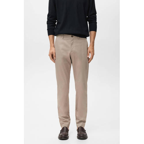 Mango Man slim chino beige afbeelding
