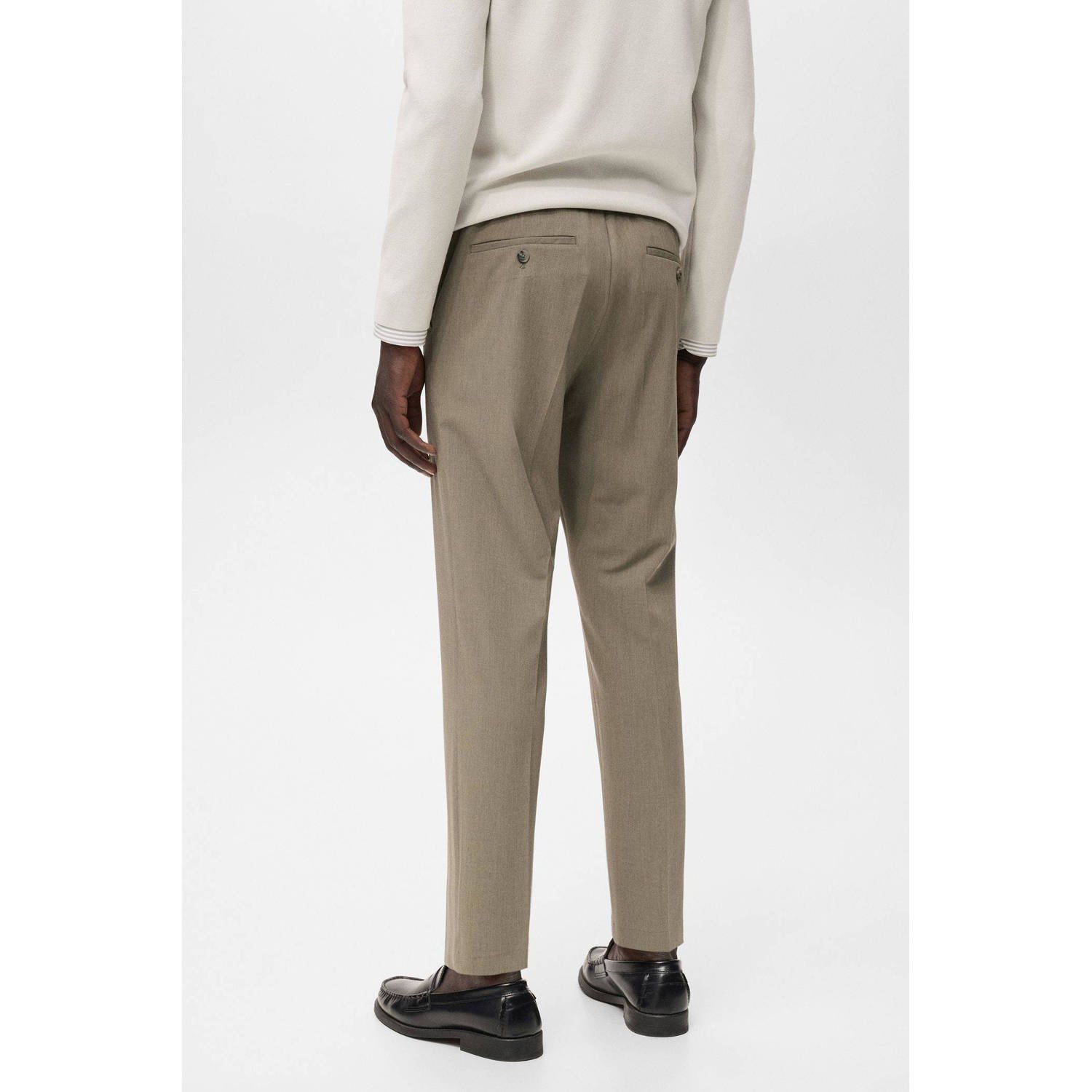 Mango Man slim pantalon kaki