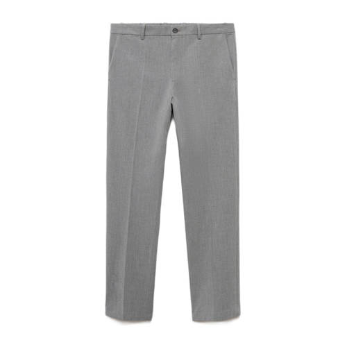 Mango Man slim pantalon lichtgrijs afbeelding