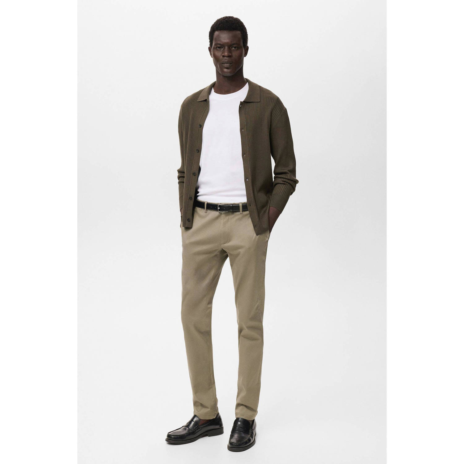 Mango Man slim chino taupe