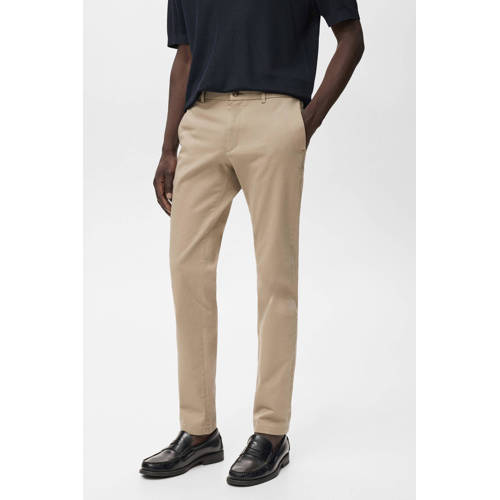 Mango Man slim chino lichtbruin afbeelding