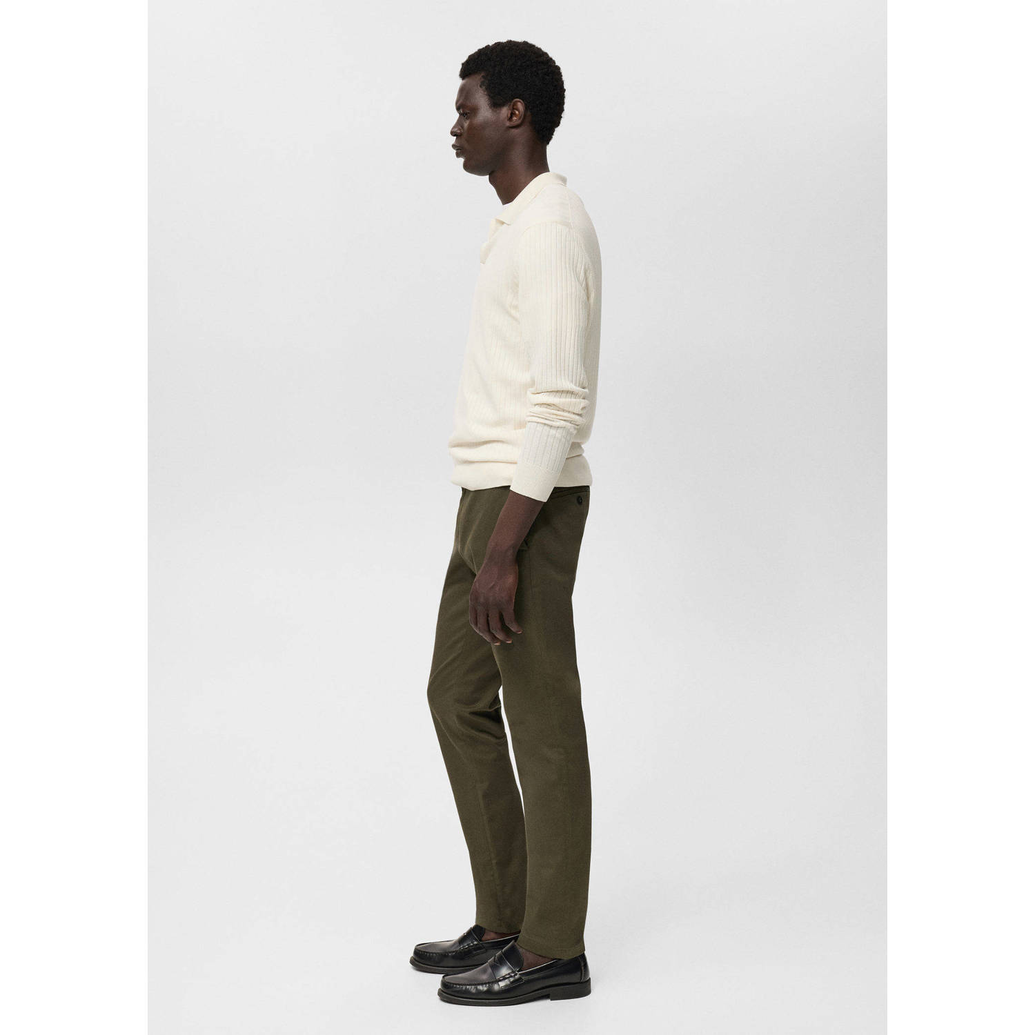 Mango Man slim chino kaki