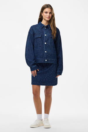 denim spijkerjas dark blue denim