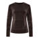 PIECES top donkerbruin met lurex