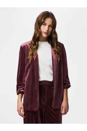 fluwelen regular blazer