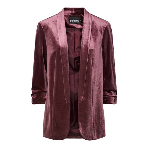 PIECES fluwelen regular blazer afbeelding