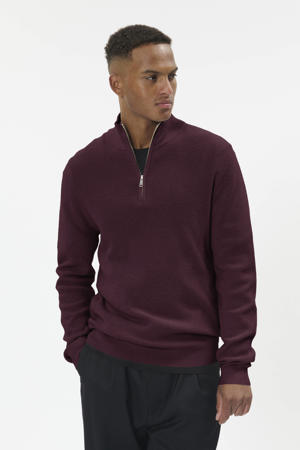 pullover donkerrood