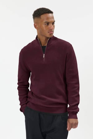 pullover donkerrood