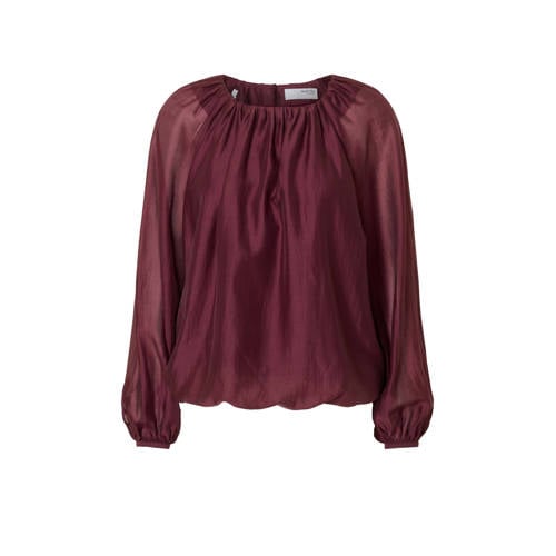 SELECTED FEMME top donkerrood afbeelding