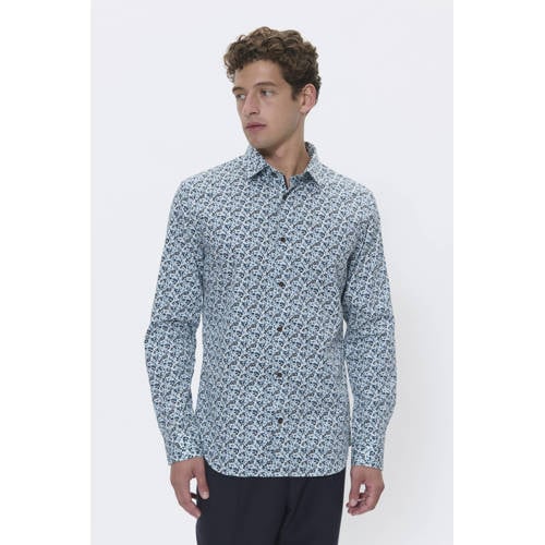 Matinique regular casual overhemd blauw afbeelding