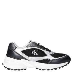sneakers zwart/zilver