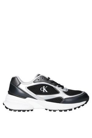 sneakers zwart/zilver
