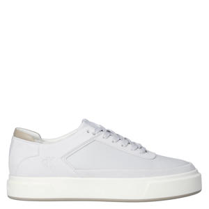 leren sneakers lichtgrijs