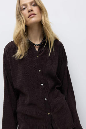 blouse donkerbruin