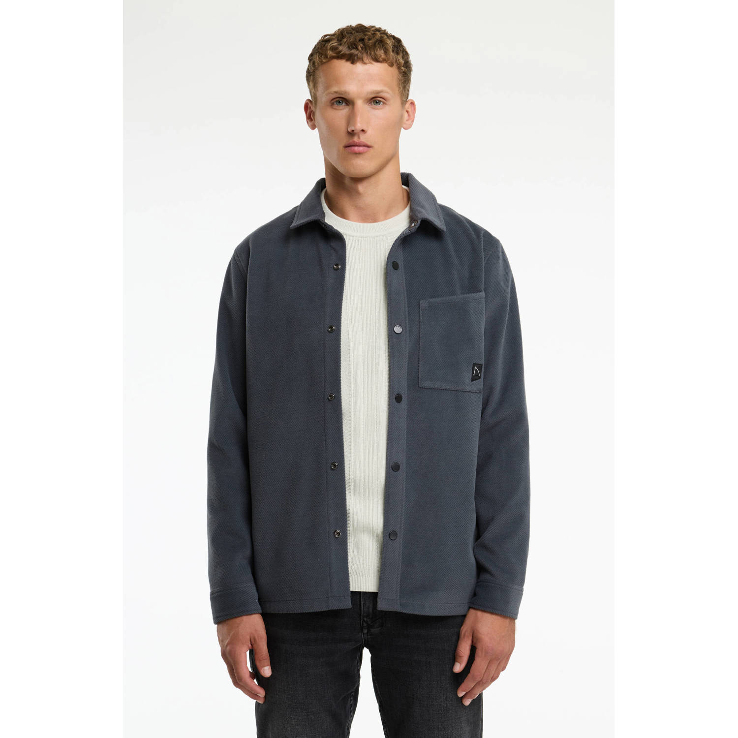 CHASIN' overshirt antraciet
