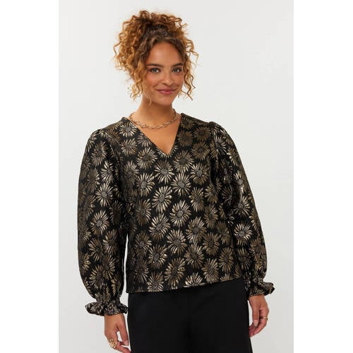 Ydence blousetop zwart afbeelding