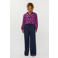 Ydence gebloemde blouse roze