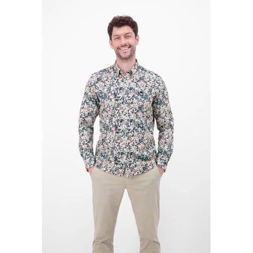 LERROS Regular casual overhemd blauw afbeelding
