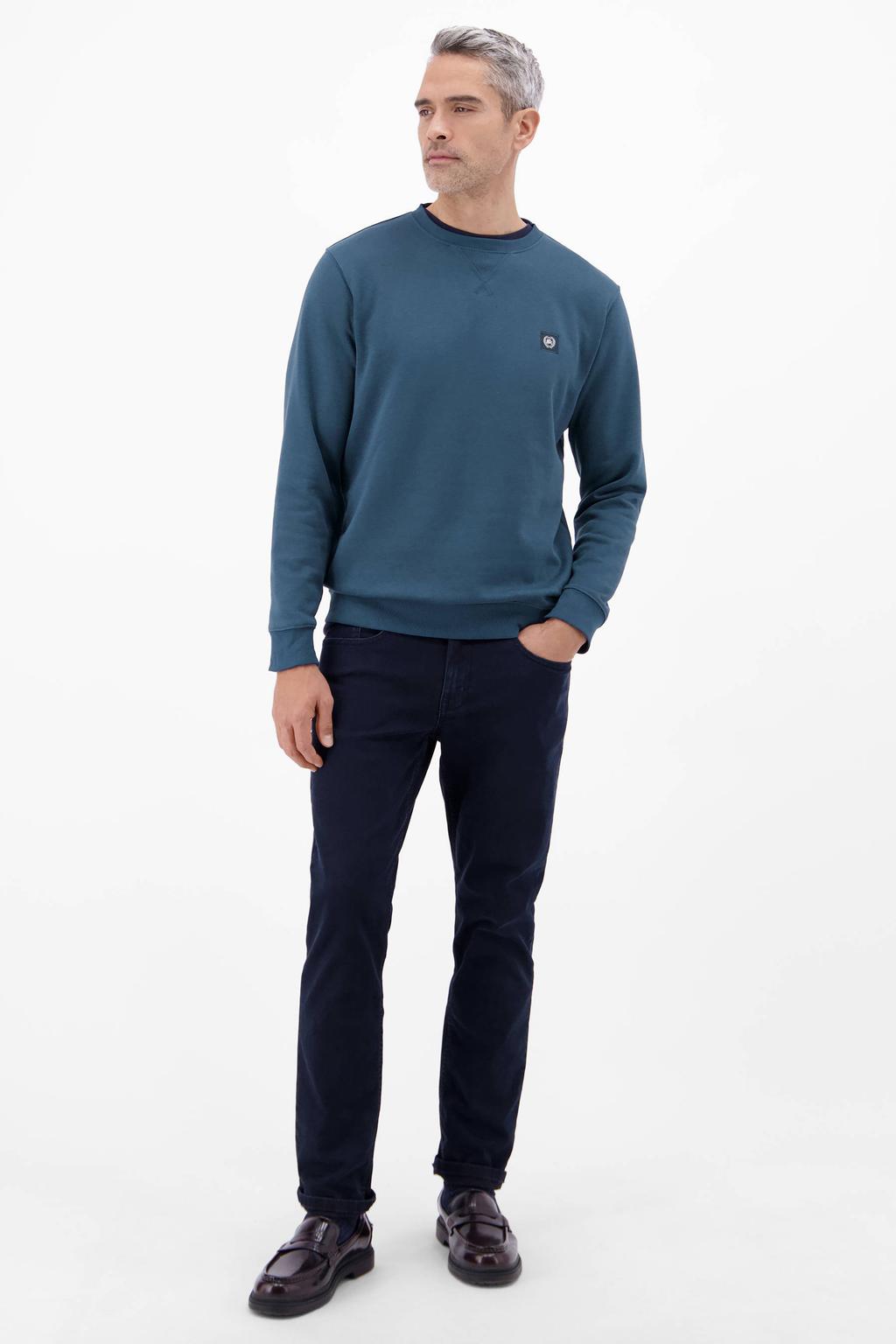 LERROS sweater donkerblauw