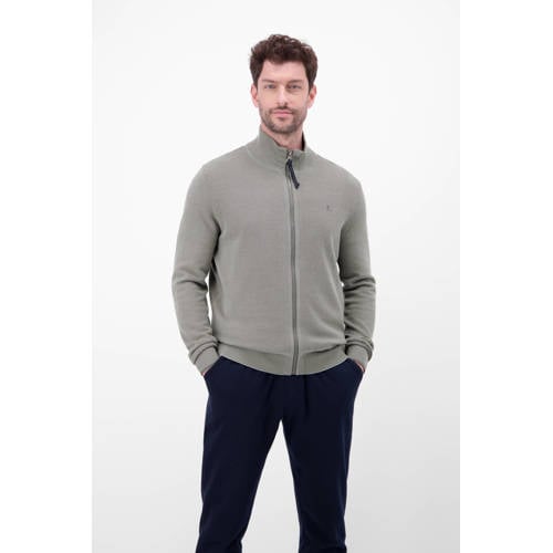 LERROS vest gebreid groen afbeelding