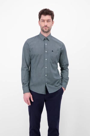 Regular casual overhemd blauw