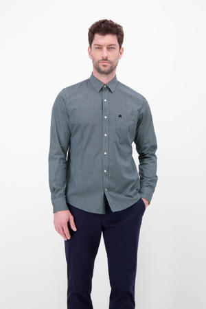 Regular casual overhemd blauw