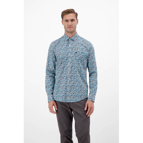 LERROS regular casual overhemd blauw afbeelding