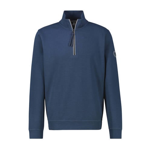 LERROS sweater met textuur donkerblauw afbeelding