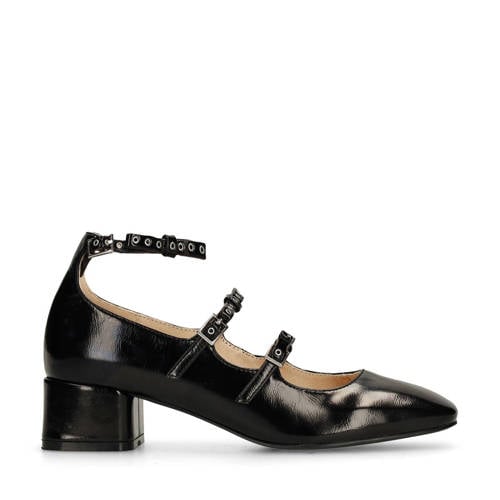 Sacha Mary Jane's lak pumps zwart afbeelding