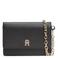 Tommy Hilfiger portemonnee TH Icon met ketting zwart