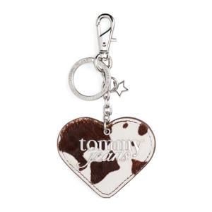 leren sleutelhanger TJW Cow bruin