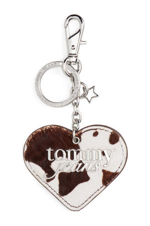 leren sleutelhanger TJW Cow bruin