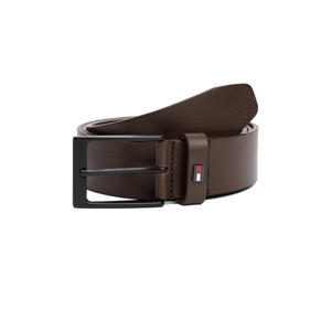 leren riem Layton donkerbruin